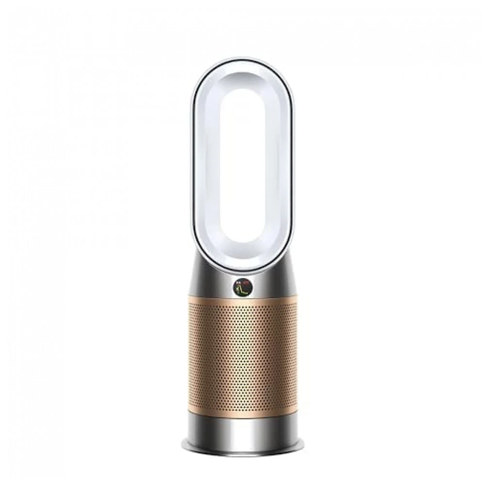 Purificador de Ar Dyson Hot+Cool Formaldeído HP09 Branco Dourado HEPA Carbono Ativado Aquecimento Resfriamento 120V