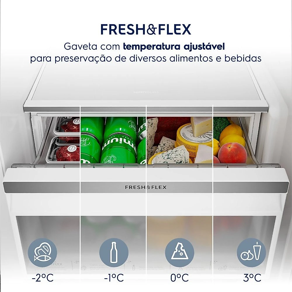 Refrigerador Side by Side Electrolux 2 Portas Frost Free 624 Litros AutoSense Inox Look - ES60S Bivolt