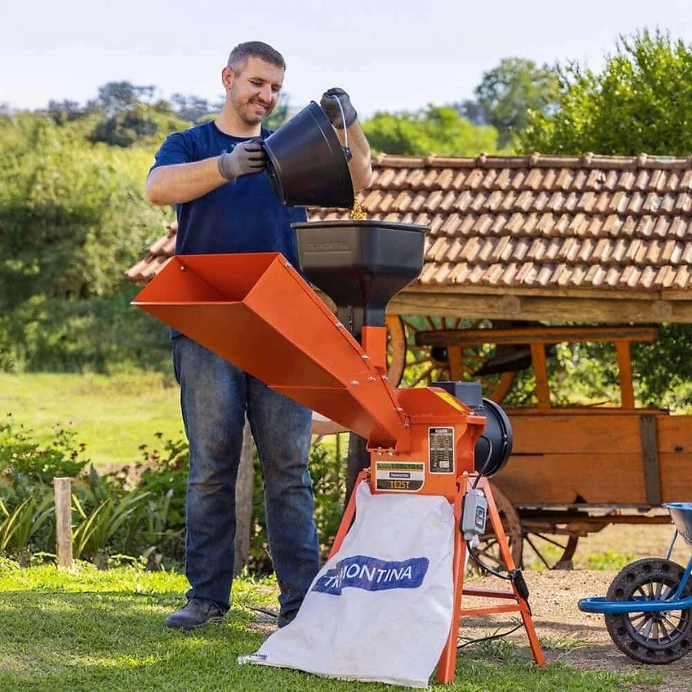 Triturador Elétrico Forrageiro com Motor 2CV Suporte Quadrado TE25T TRAMONTINA Bivolt