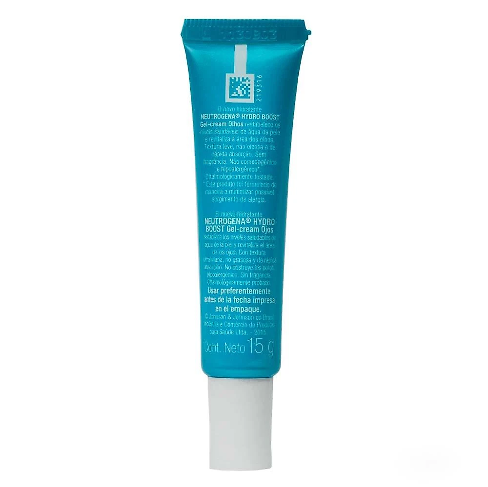Gel creme hidratante para a área dos olhos hydro boost neutrogena 15g