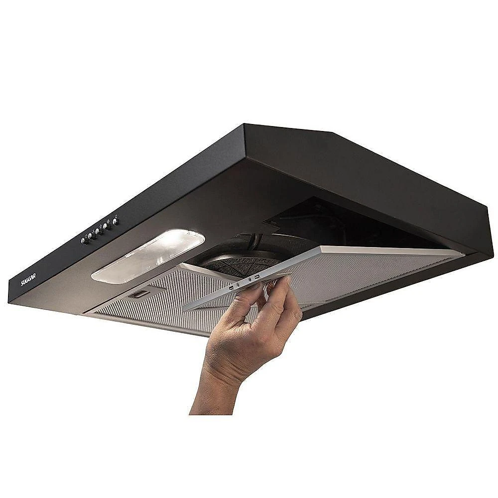 Depurador Slim Suggar DPS161PT 60cm 3 Velocidades Preto 110V