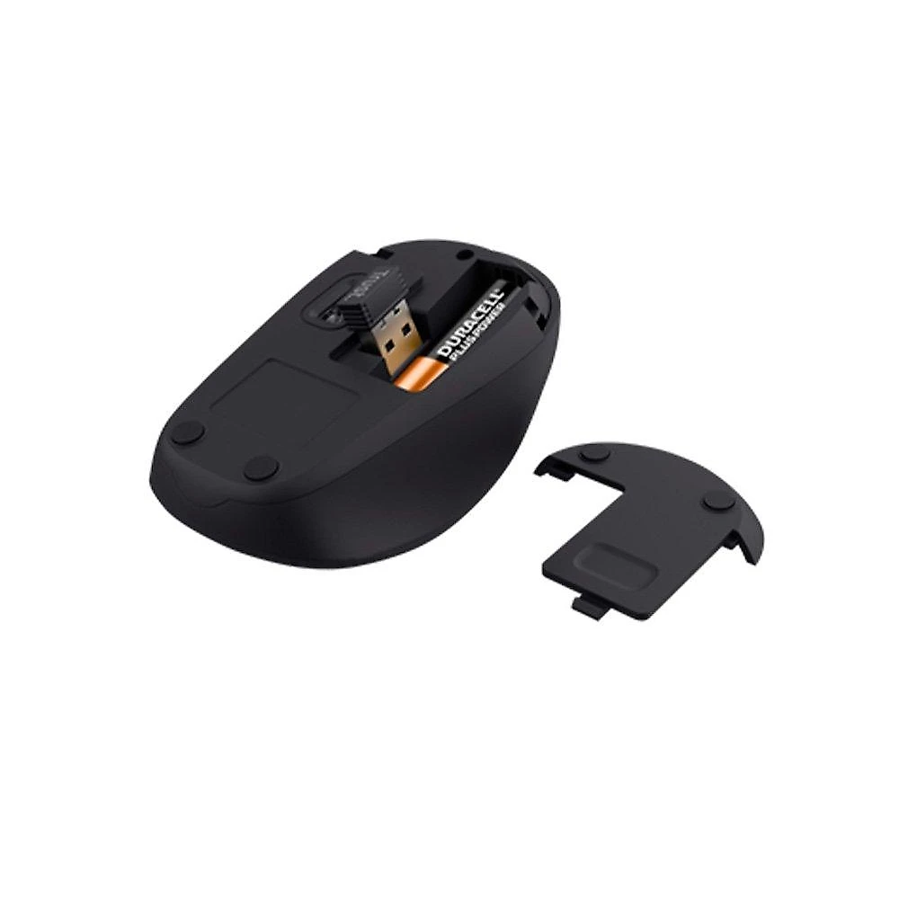 Mouse Sem Fio Trust Yvi+, Silencioso, 1600 DPI, Recetor USB, Vermelho - 24550