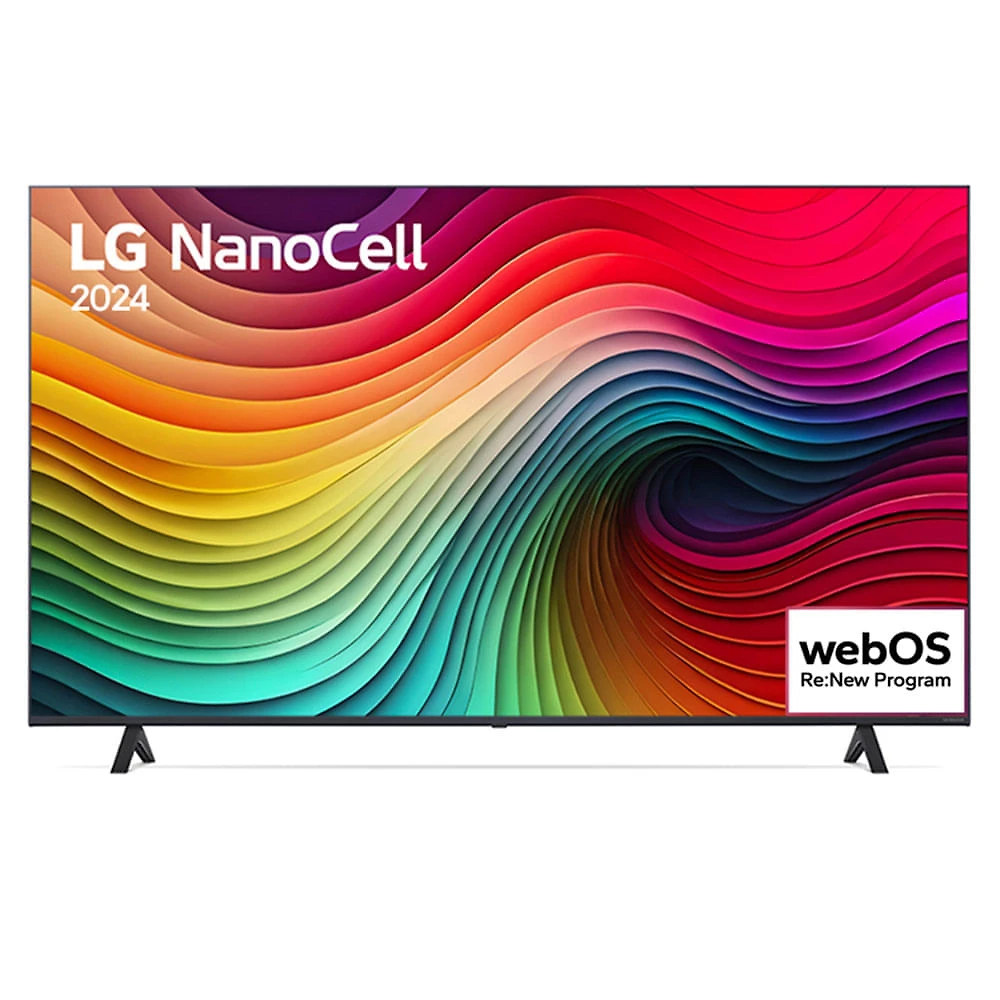 Miniatura Smart TV 4K LG NanoCell 55" Polegadas 55NANO80TSA, Processador α5 Ger7 AI, Alexa, Controle Smart Magic e Wi-Fi Bivolt