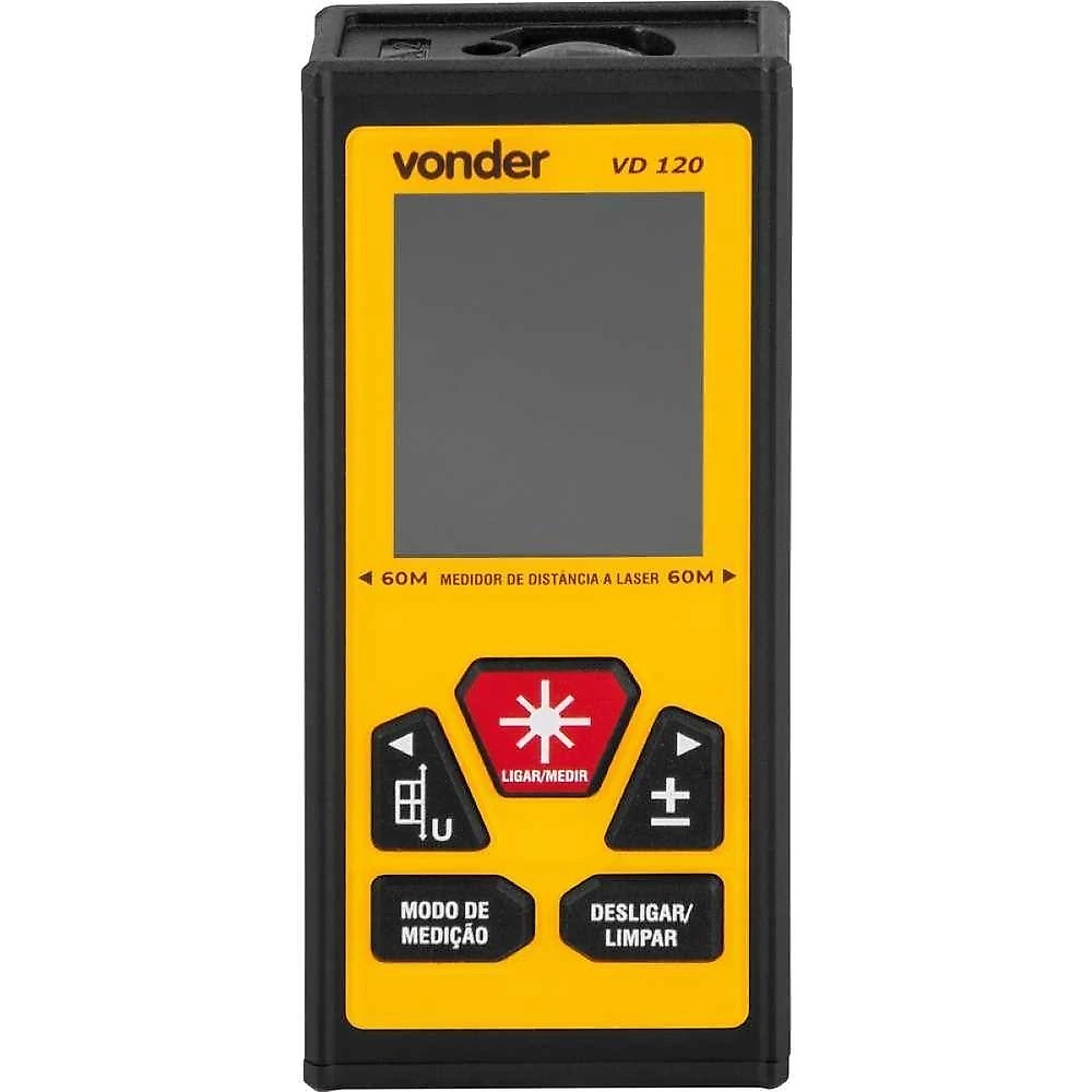Medidor Laser Distância 120m Bilateral Vonder Vd120 Precisão