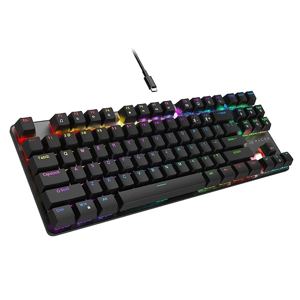 Teclado Gamer XT Racer Tank XTK-120, RGB, Anti-Ghosting, Switches OUTEMU Vermelho, ABNT2, Profissional, Preto - XTK-120