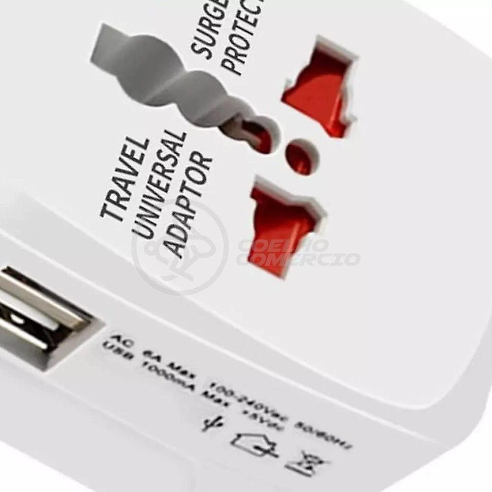 Adaptador Universal De Tomadas Para Viagem