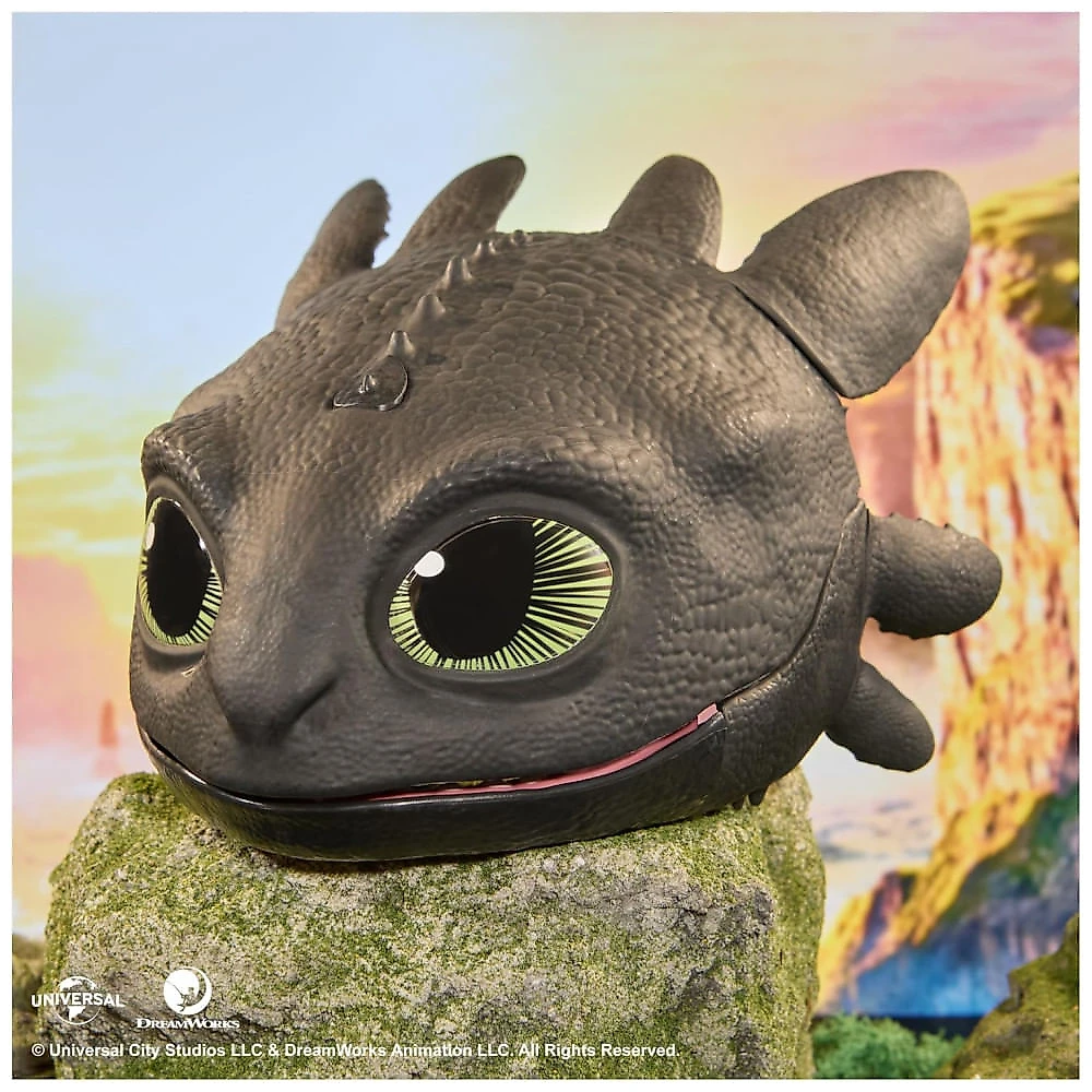 Máscara Eletrônica Blast Roar do Dragão Dreamworks How To Train Your Dragon - Transforme-se no Famoso Night Fury!