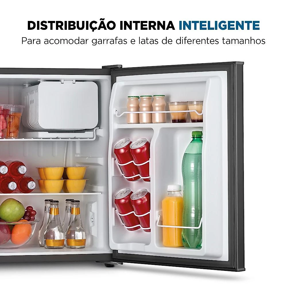 Frigobar 73L Porta Reversível Mondial FGB01B80 Preto 127V 127V