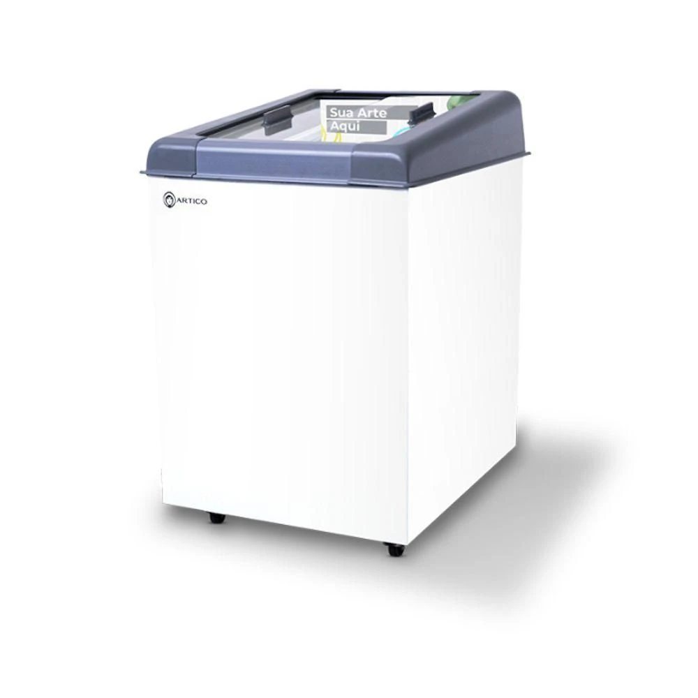 Congelador Expositor Ártico New Slim 150 120L Inverter Bivolt Cinza