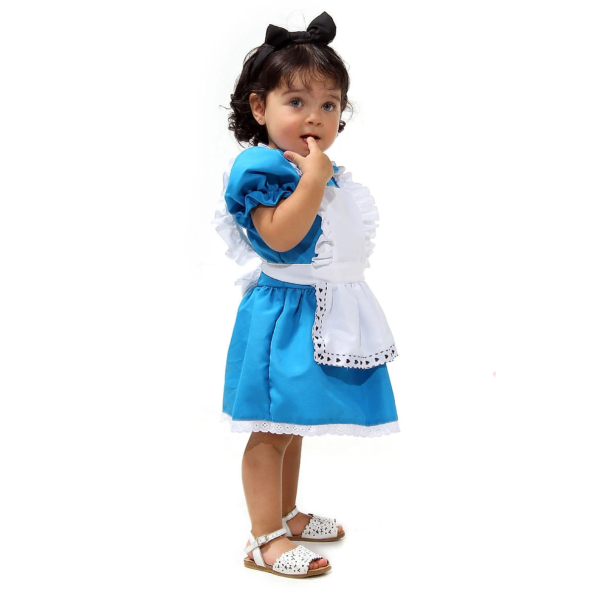 Fantasia Alice no Pais das Maravilhas Bebê com Avental M