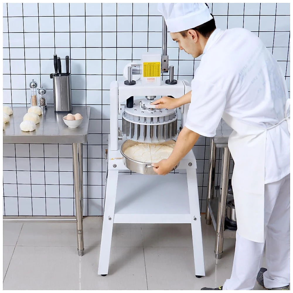 Divisor de Massa Manual VEVOR XZ-40 40 Porções Inox Cortador Comercial para Padaria