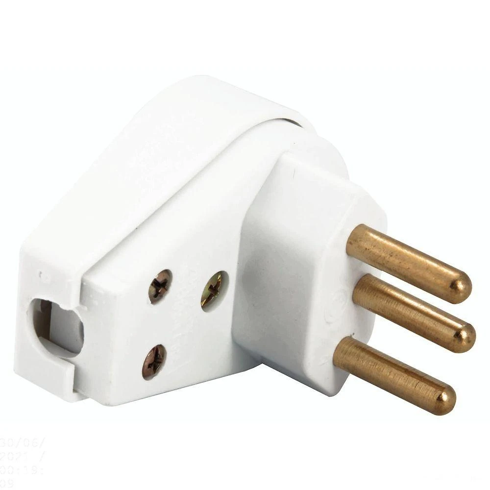 Plugue Angular 2p 20 A 250 V Branco Tramontina Tramontina
