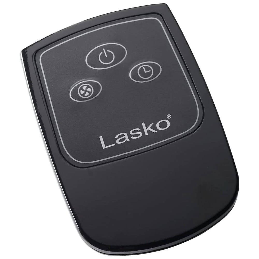 Ventilador Pedestal Oscilante com Altura Ajustável, Controle Remoto, Temporizador e 3 Velocidades, 110V 60W, Lasko, Preto 110v