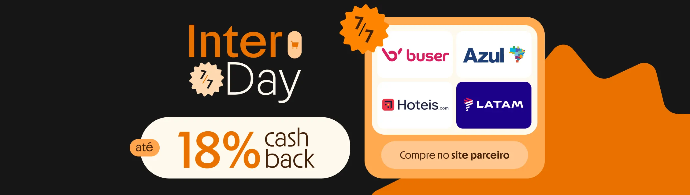 Inter Day com até 18% de cashback em viagens
