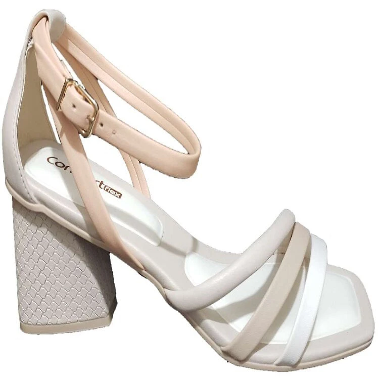 Sandália Comfortflex Feminino - Bege - BEGE