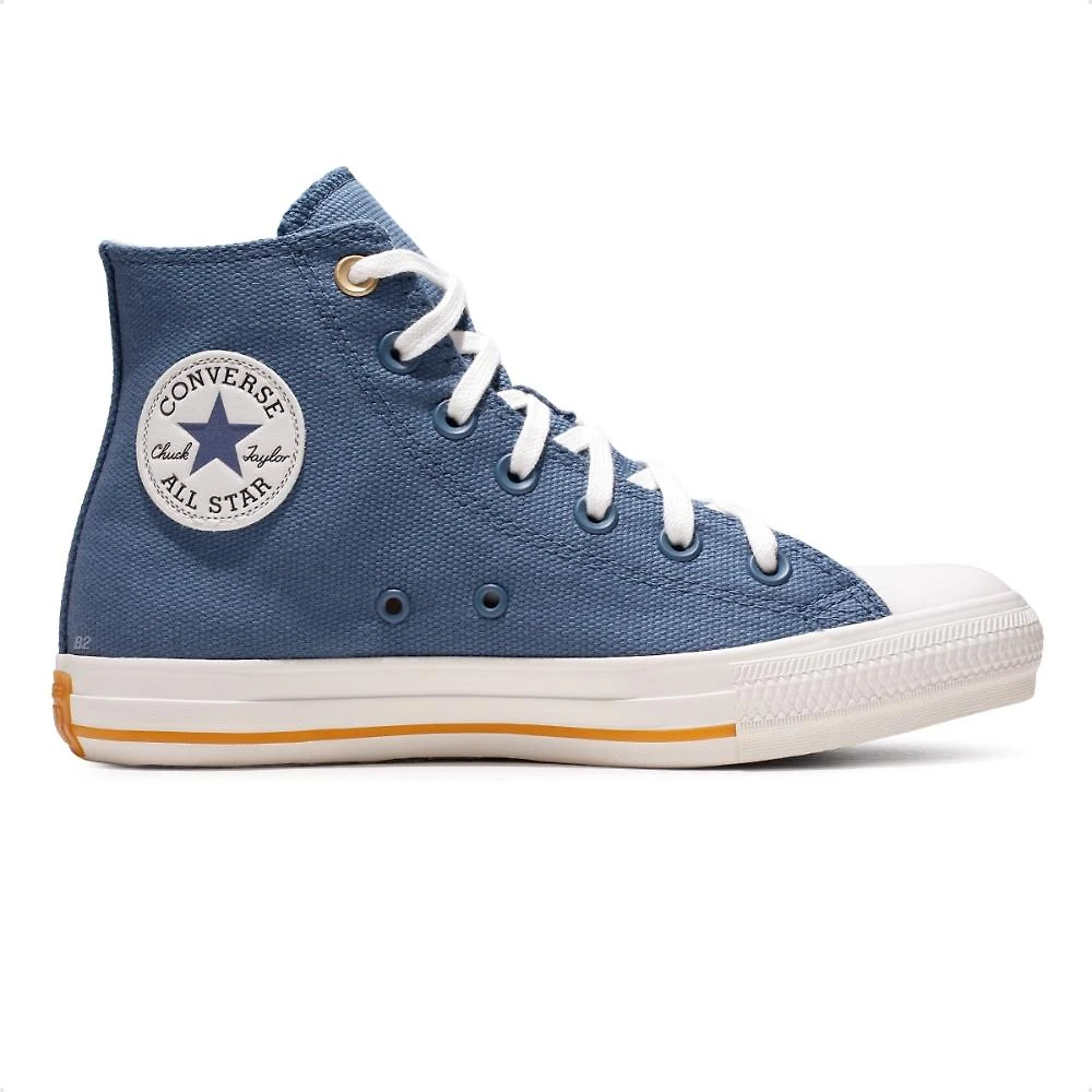 Miniatura Tênis Converse All Star Chuck Taylor Cano Alto Azul / Branco - 34