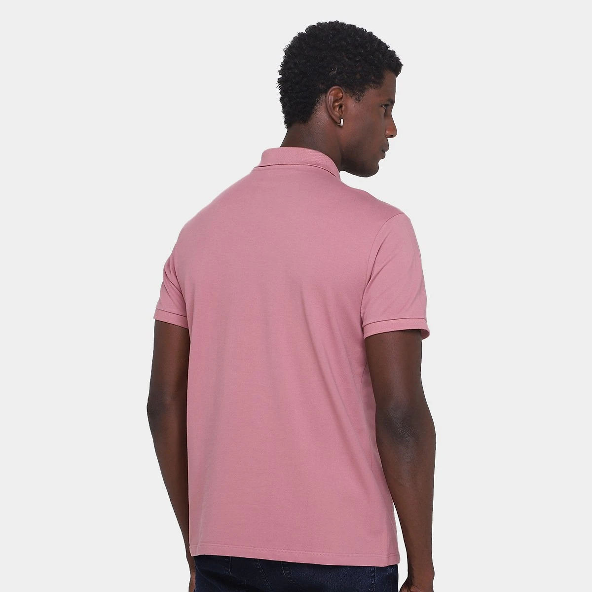 Miniatura Camisa Polo Ellus Masculina Rosa - G