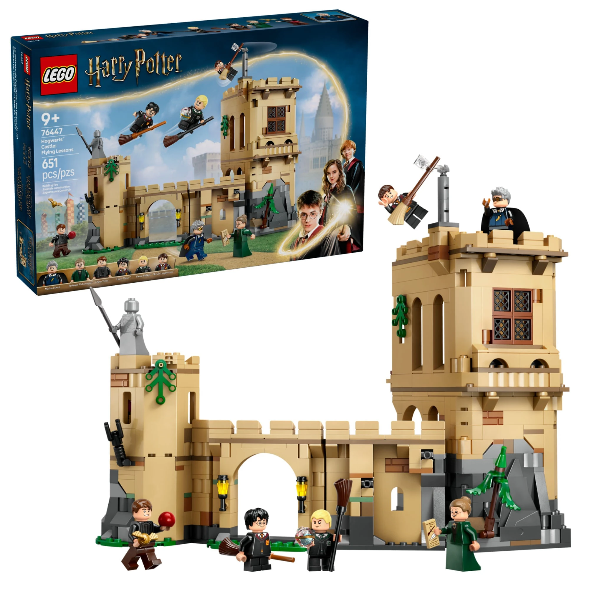 Miniatura LEGO Harry Potter - Castelo de Hogwarts™: Aulas de voo