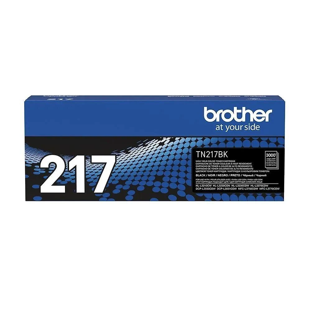 Toner TN217BK Original Rende 3000 Paginas Cobertura 5% Preto Brother