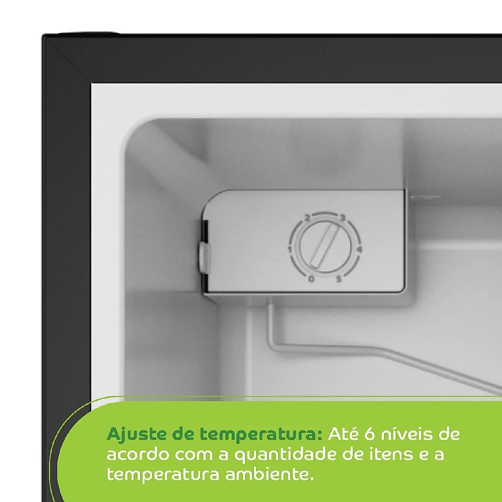 Frigobar Consul 47 Litros CRC04AE Preto - 110V
