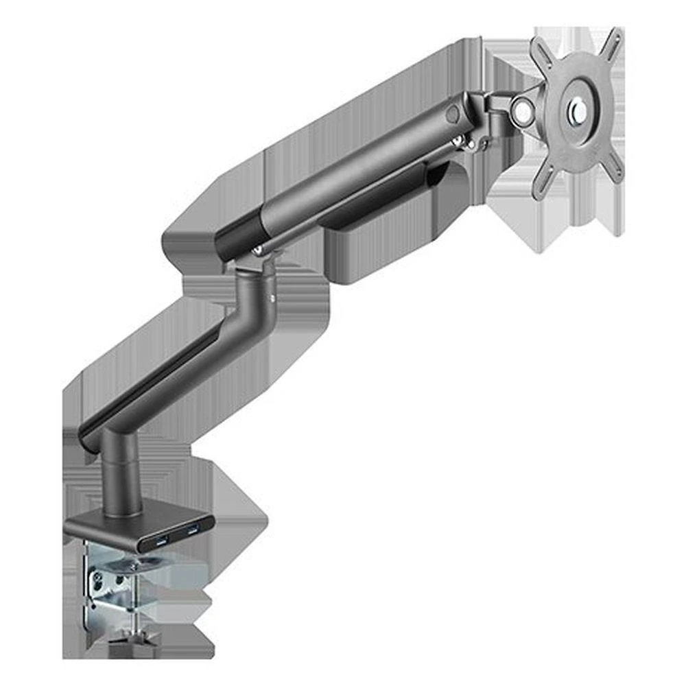 Suporte para Monitor Mola 17 a 32 USB 3.0 Articulado com Ajuste de Altura Cinza Pcyes
