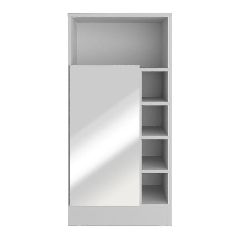Bar Bancada com Adega 1 Porta e Espelho Multimóveis MP1090 Branco
