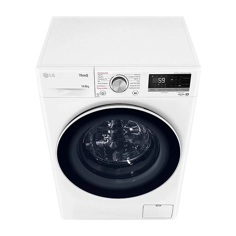 Lava e Seca LG CV5014WC4, 14 Kg, Branco 110 Volts
