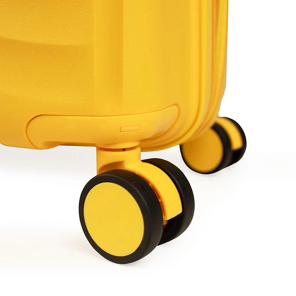 Mala Média 32kg Polipropileno 4 Rodas Cartagena Amarela Amarelo - G