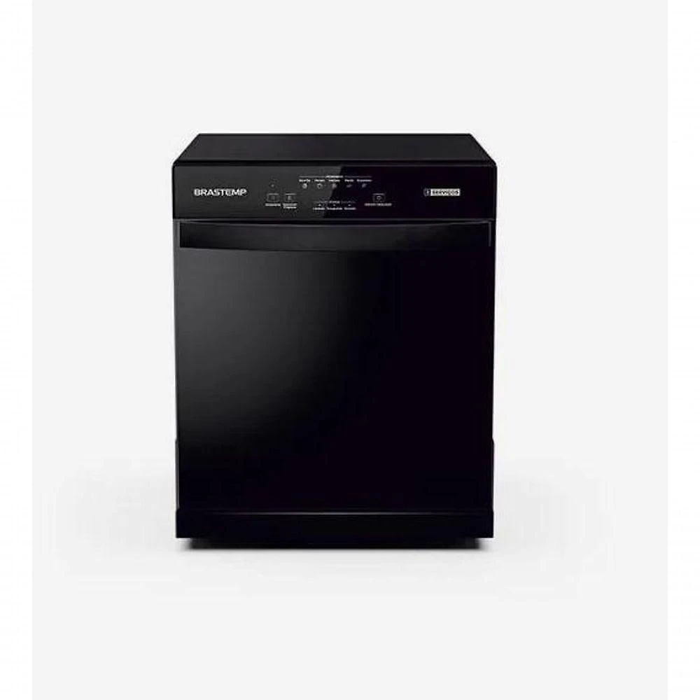Lava Louças Compact BLF08AEAANA Brastemp Preto 110V
