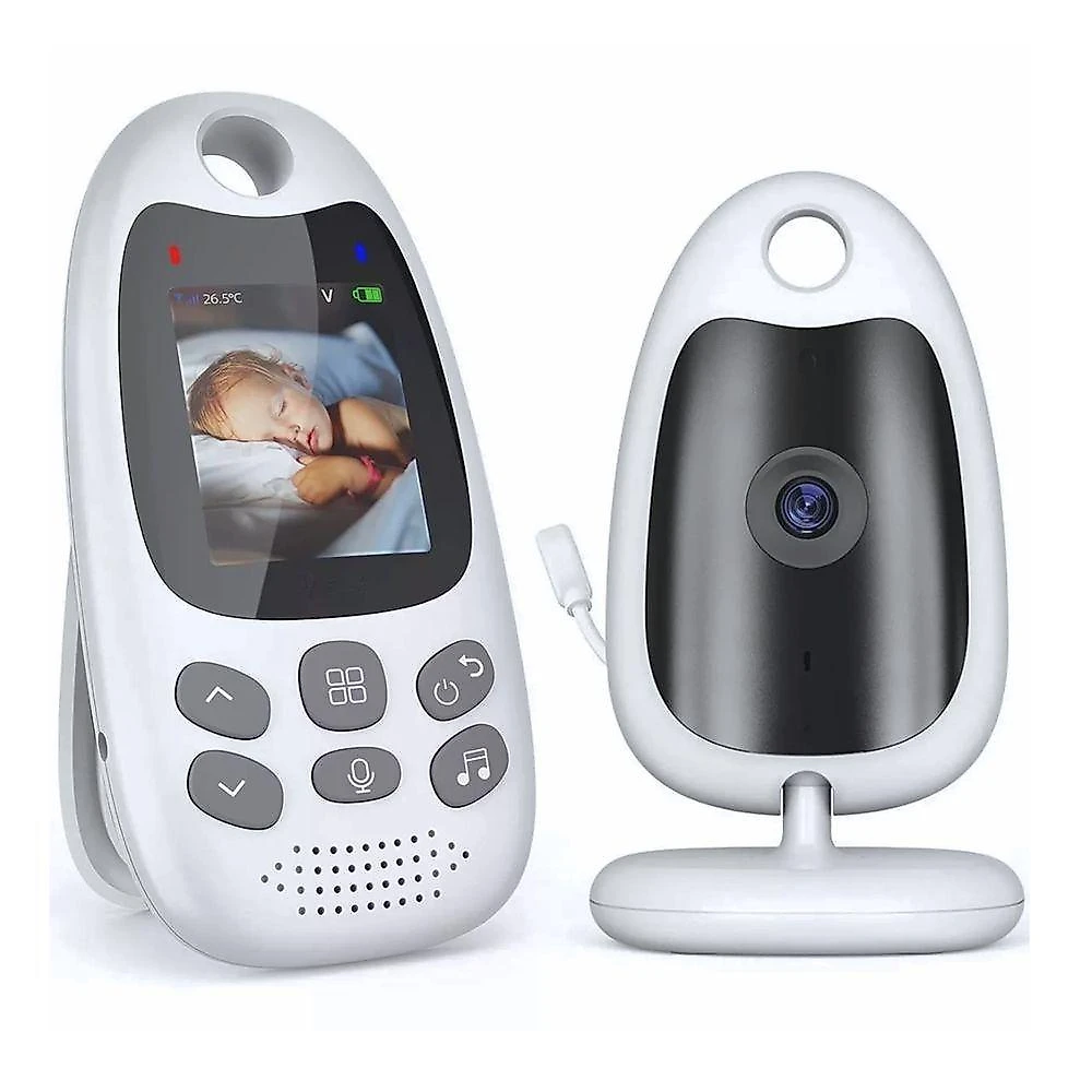 Babá Eletrônica EL-1809 com Câmera Monitor LCD de Vídeo Colorido sem Fio Ativação por Voz Eletromex