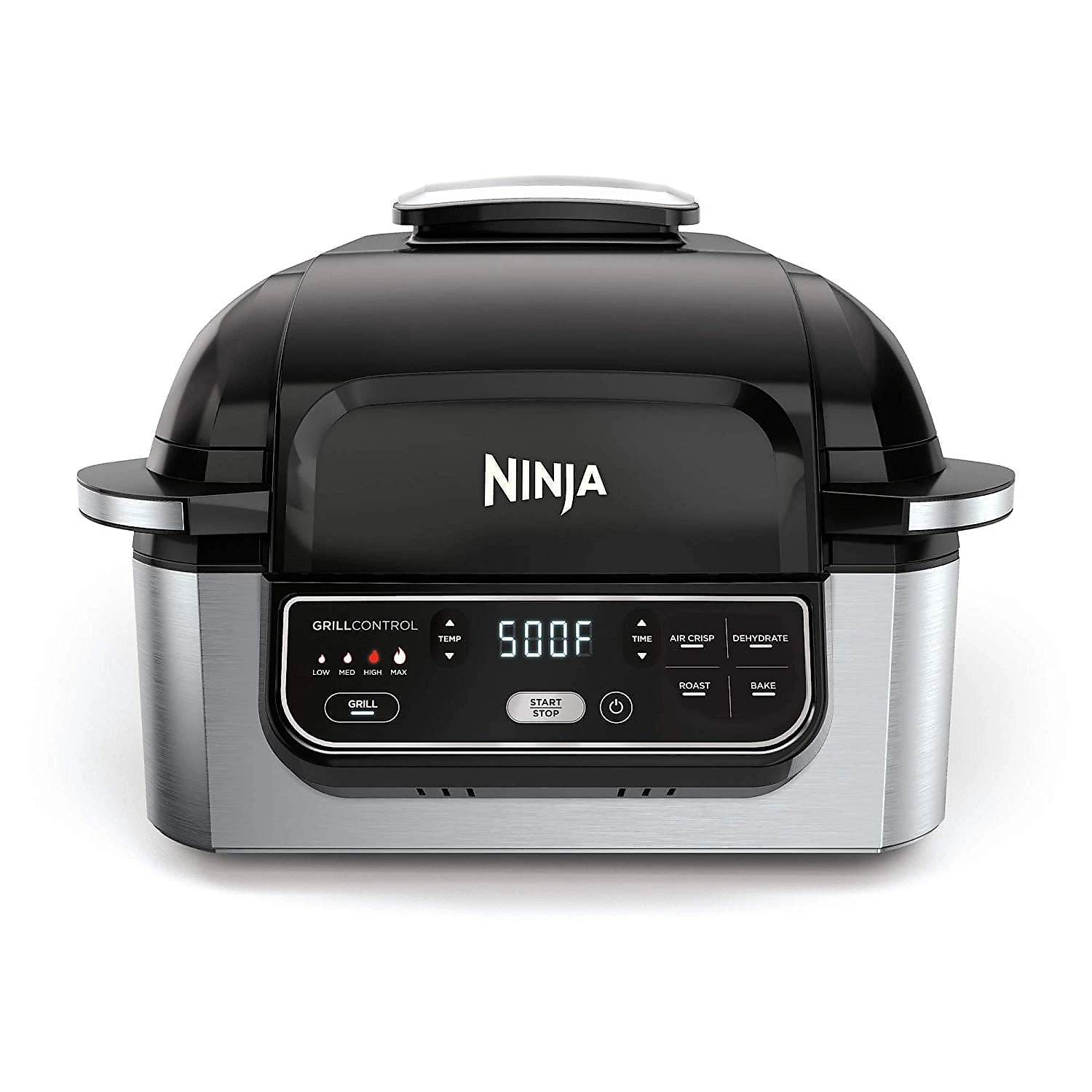 Ninja Fritadeira Elétrica Airfryer Foodi AG301 5 em 1 Preto com Prata 110V