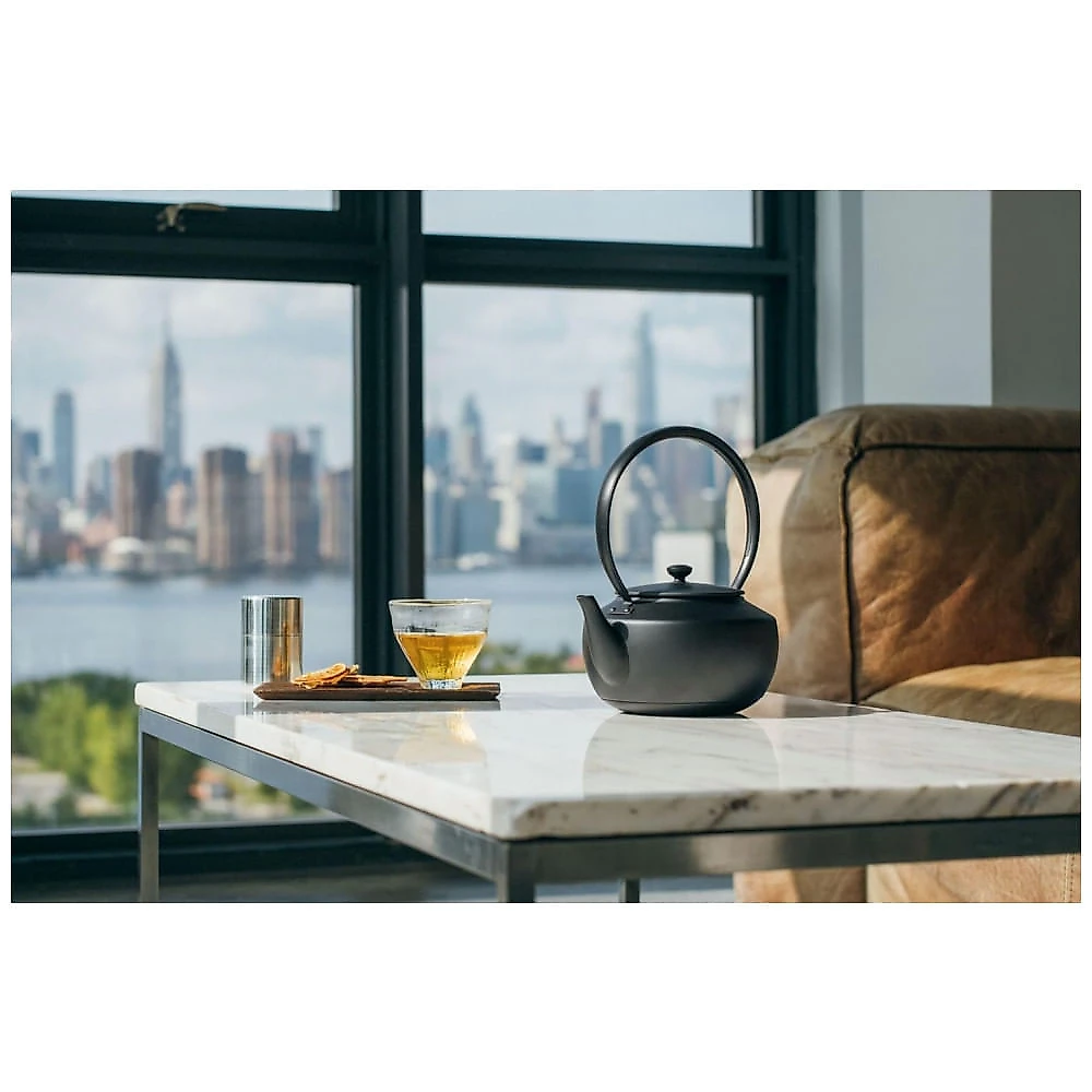BALMUDA MoonKettle Chaleira Elétrica com Controle Preciso de Temperatura, 900ml, Luz Ambiente e Design Minimalista Preto