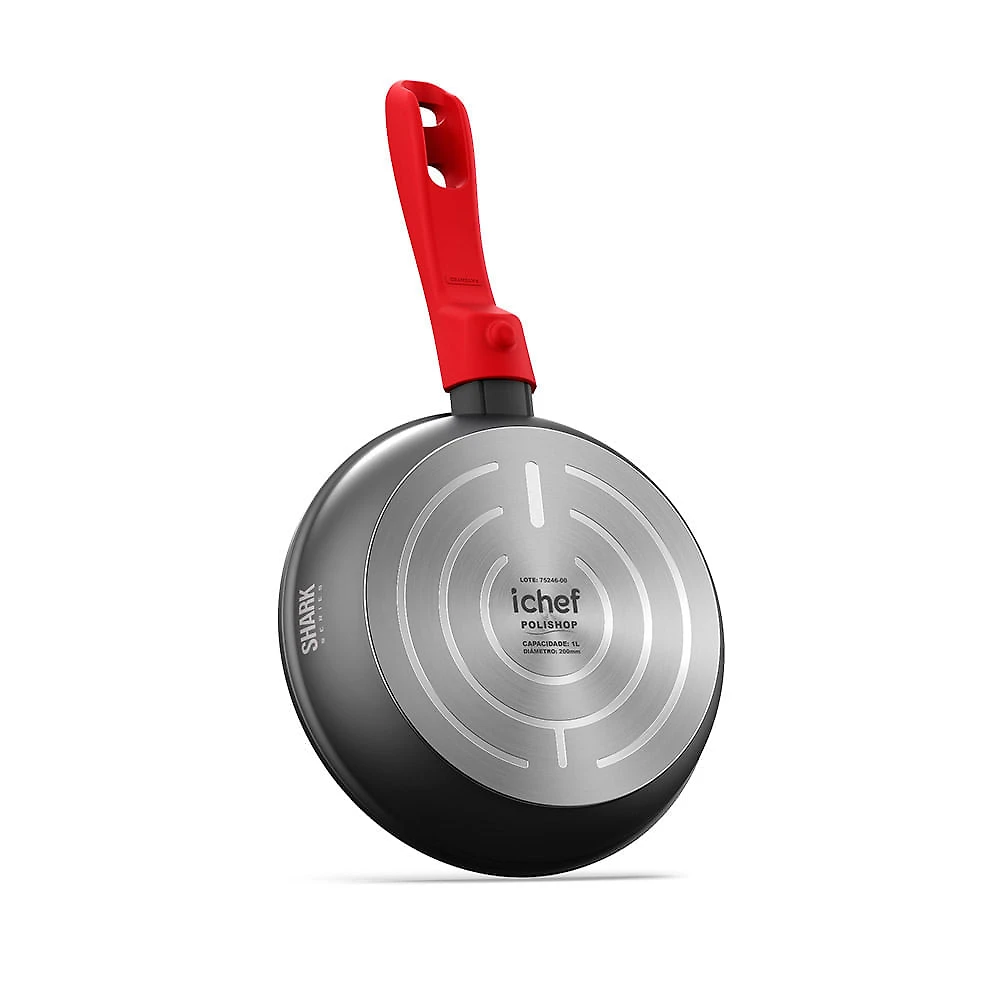 Panela Sauté Petit 20cm Ichef Ultra Polishop Shark Series - Vermelha | Ichef