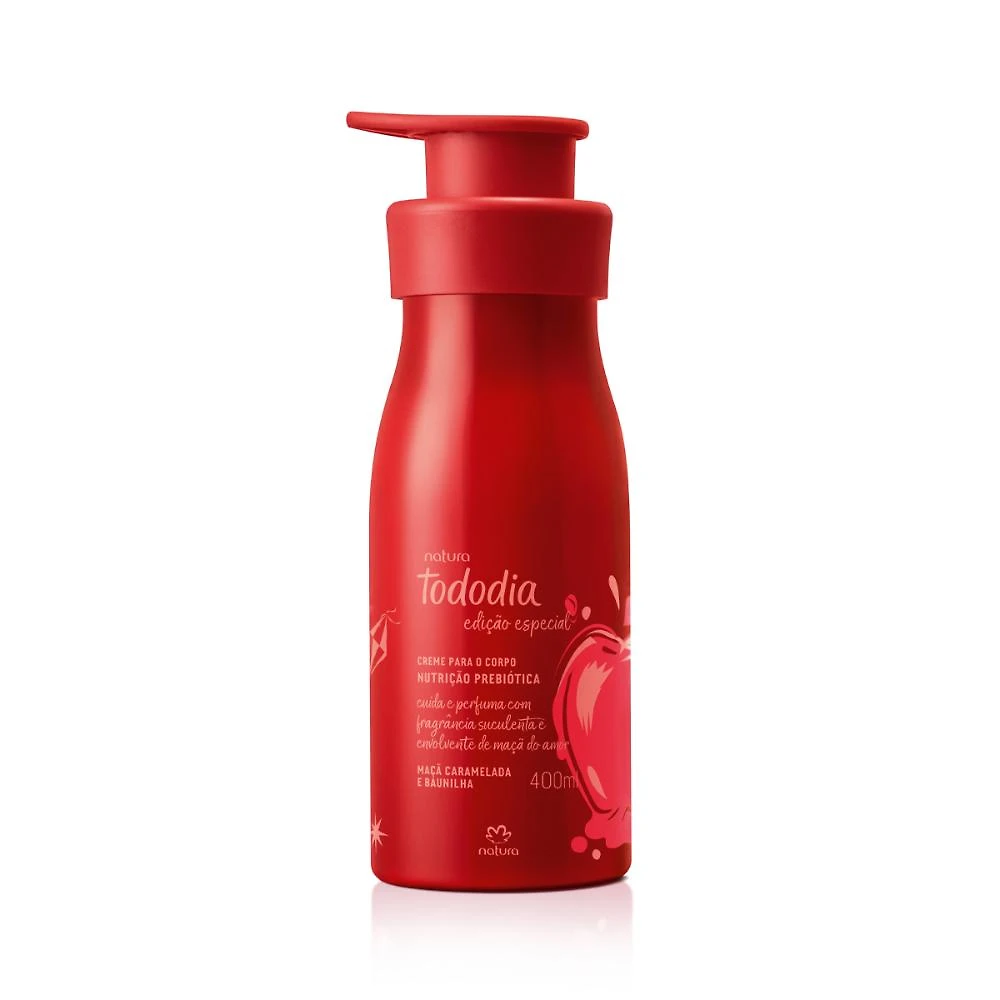 Creme para o Corpo Natura TodoDia Maçã Caramelada e Baunilha 400 ml