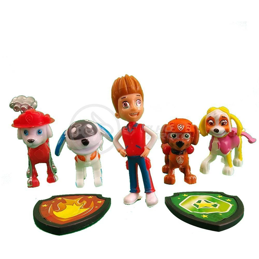 Kit de Bonecos Brinquedos Patrulha Canina com Personagens e Skates para Diversão Smart Bracelet