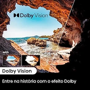 Smart TV 65” Hisense 65A6N DLED 4K UHD HDR10+ Dolby Vision Controle por Voz Alexa AirPlay