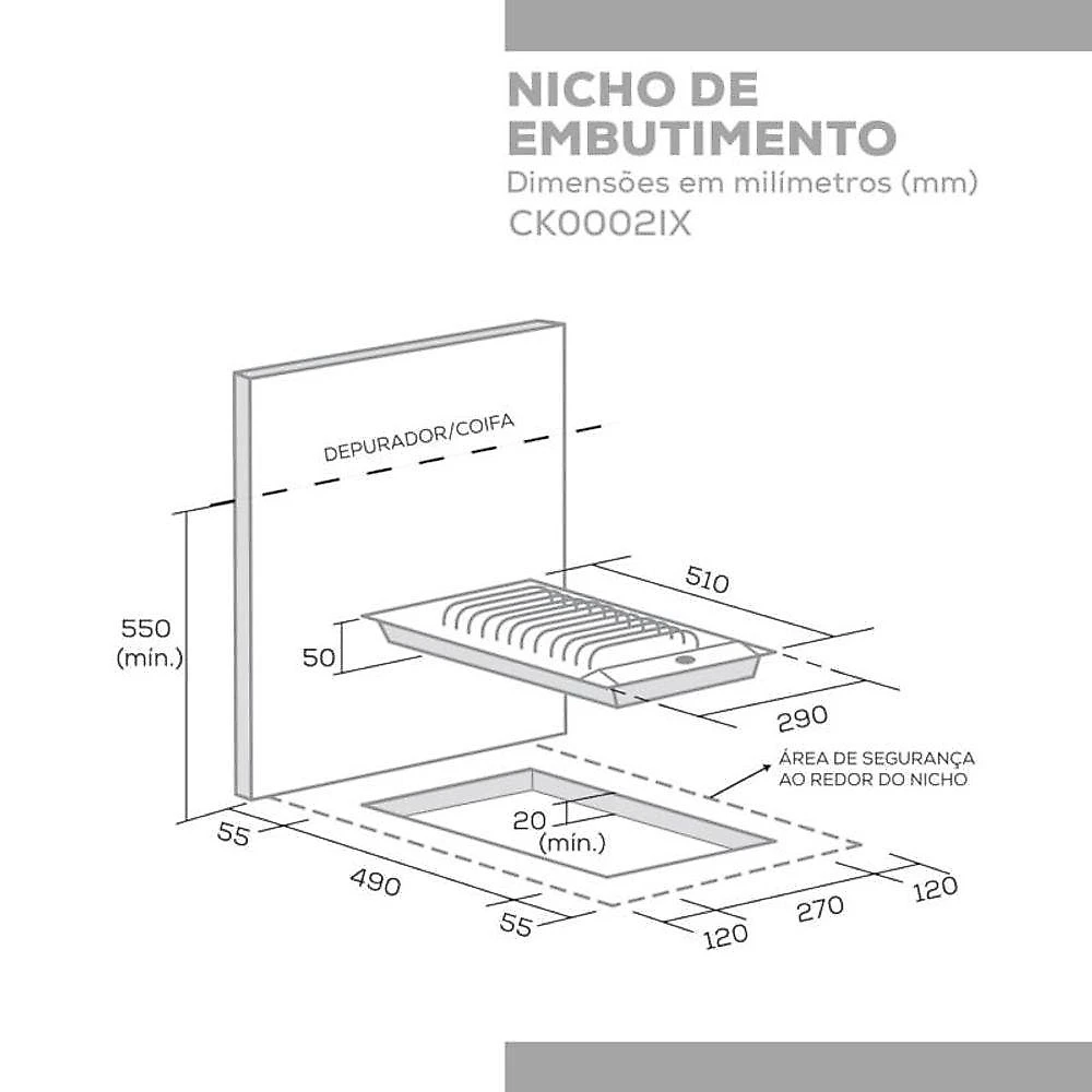 Cooktop Elétrico Inox Barbecue Churrasqueira Com Grelha 220V