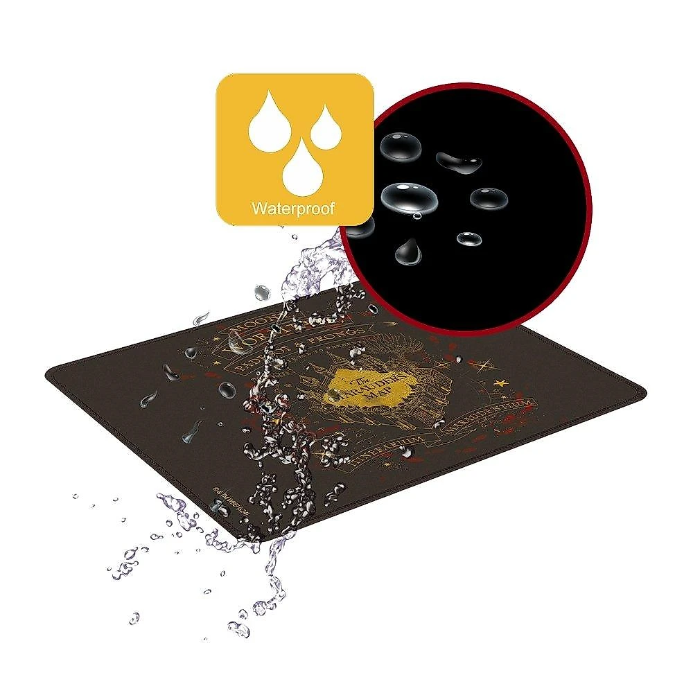 Mousepad Gamer Redragon Harry Potter Mapa do Maroto, 320x270x3mm, Tamanho M, Marrom - HP-935