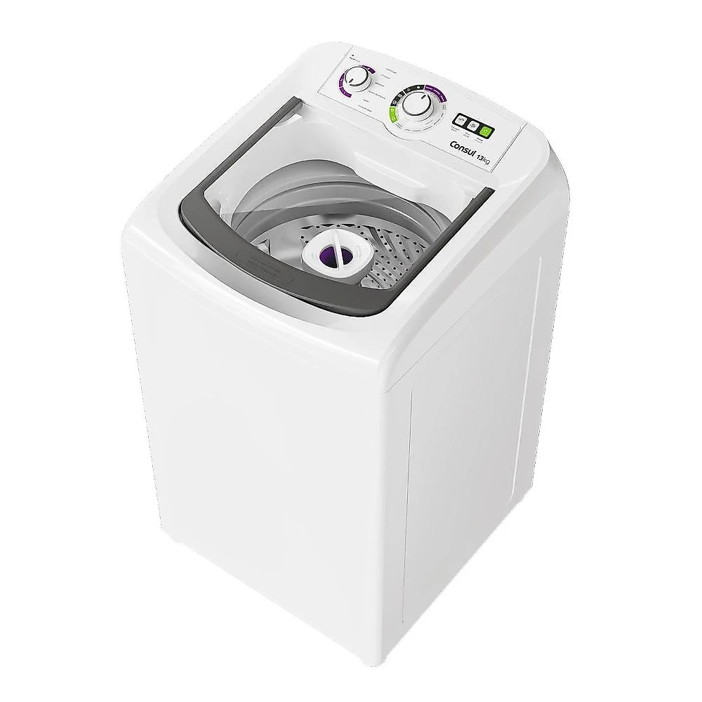 Máquina de lavar consul cwh13ab 13kg dosagem econômica ciclo praia ciclo edredom branca 110