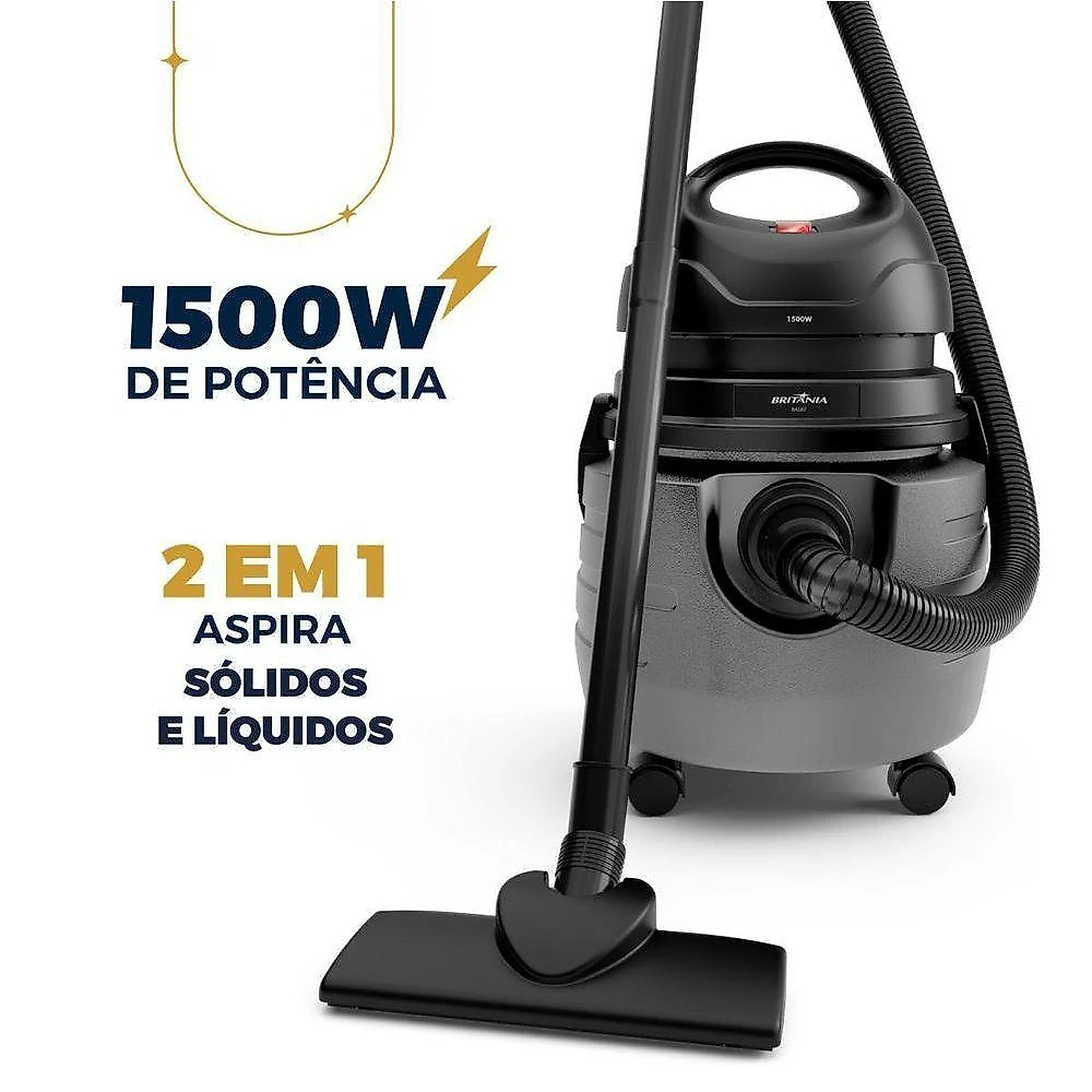 Aspirador De Pó Britânia 20L Função Sopro BAS87 220V