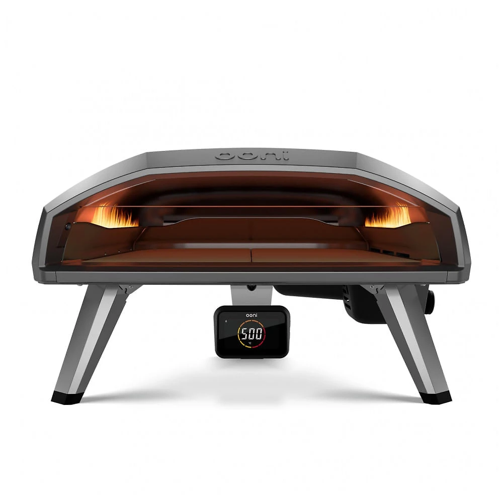 Forno de Pizza Ooni Koda 2 Pro 18" a Gás Portátil Pedra Refratária 500°C Alta Temperatura Externo Preto Fundição