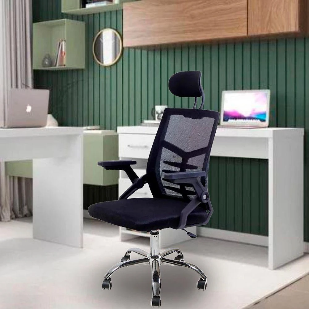 Cadeira Escritório Executiva Diretor Relax Ergonômica Com Apoio De Cabeça