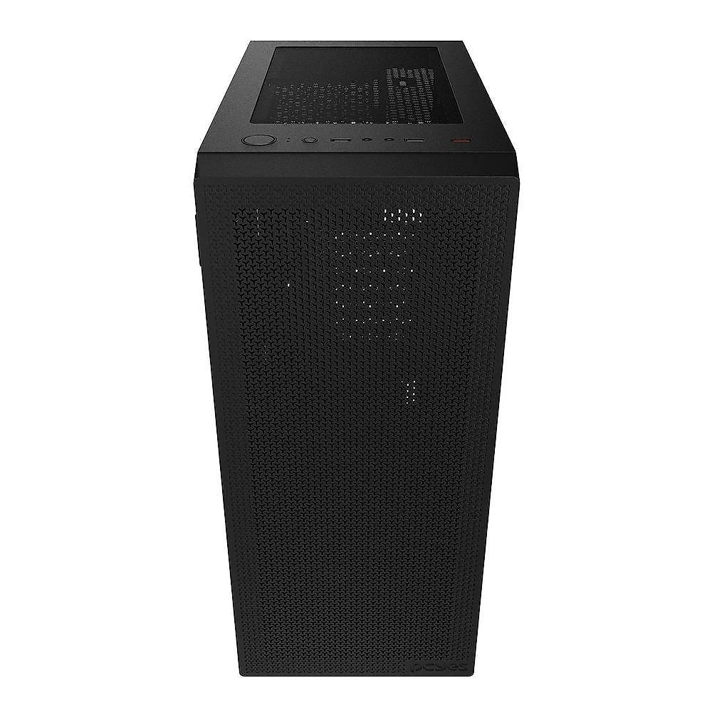 Gabinete Gamer Bolter Black Vulcan Mid Tower Atx Vidro Temperado Preto Pcyes