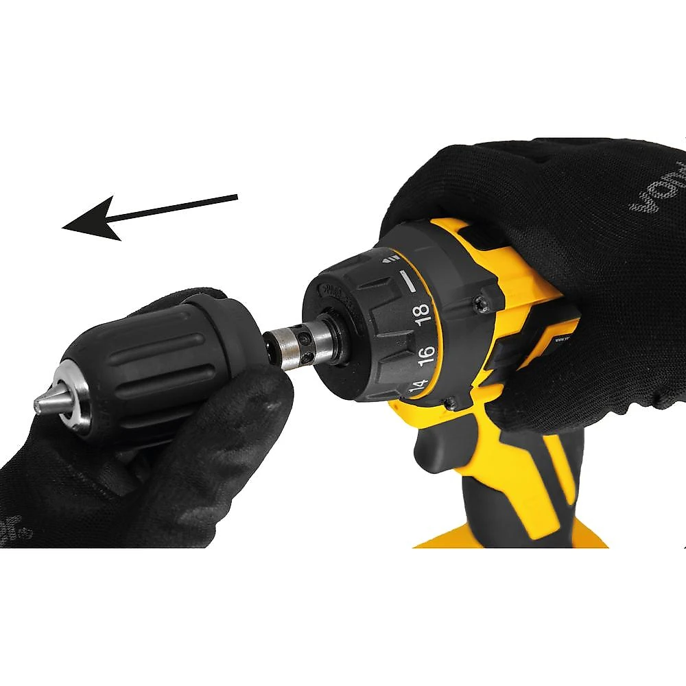 Parafusadeira furadeira à bateria vonder 12v pfv112qr biv