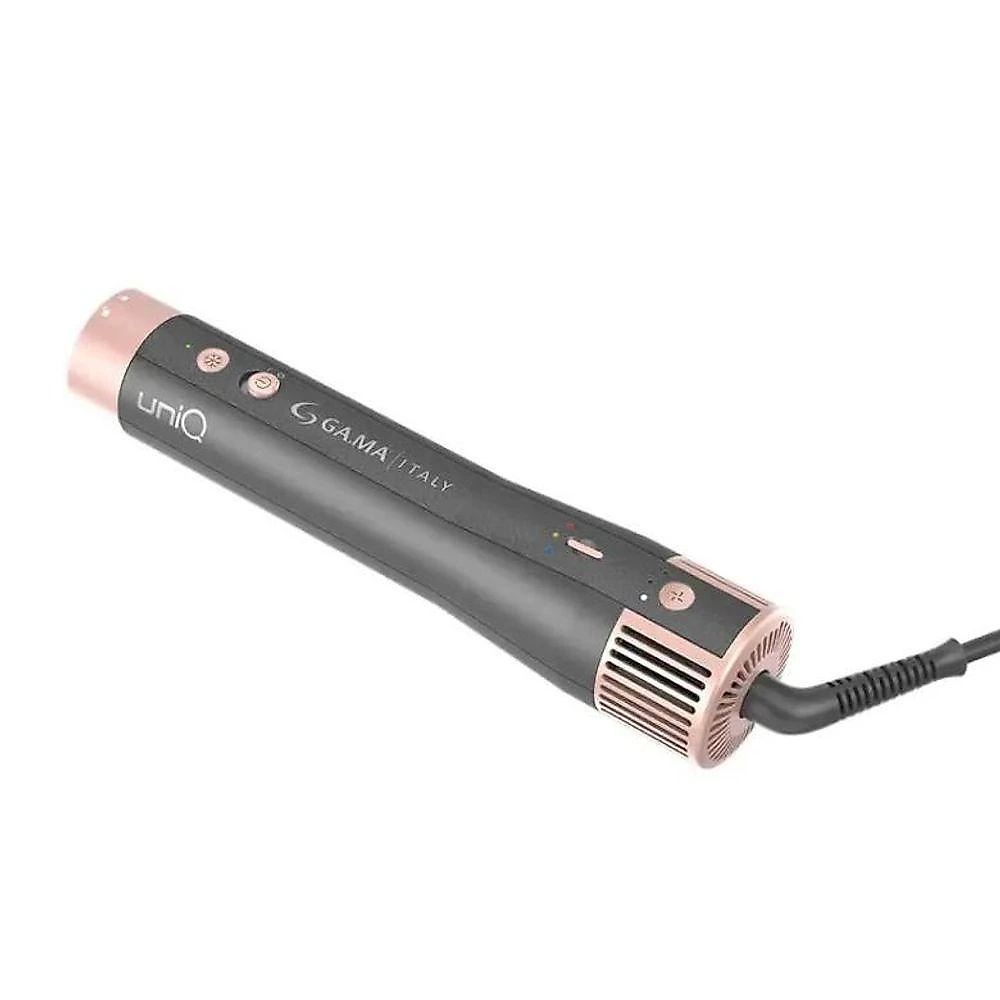 Secador e Modelador Gama Uniq Aura 1500W Tourmaline 4 Temperaturas Cinza-Rose Ga.Ma Italy 220V webcontinental-7898496358469