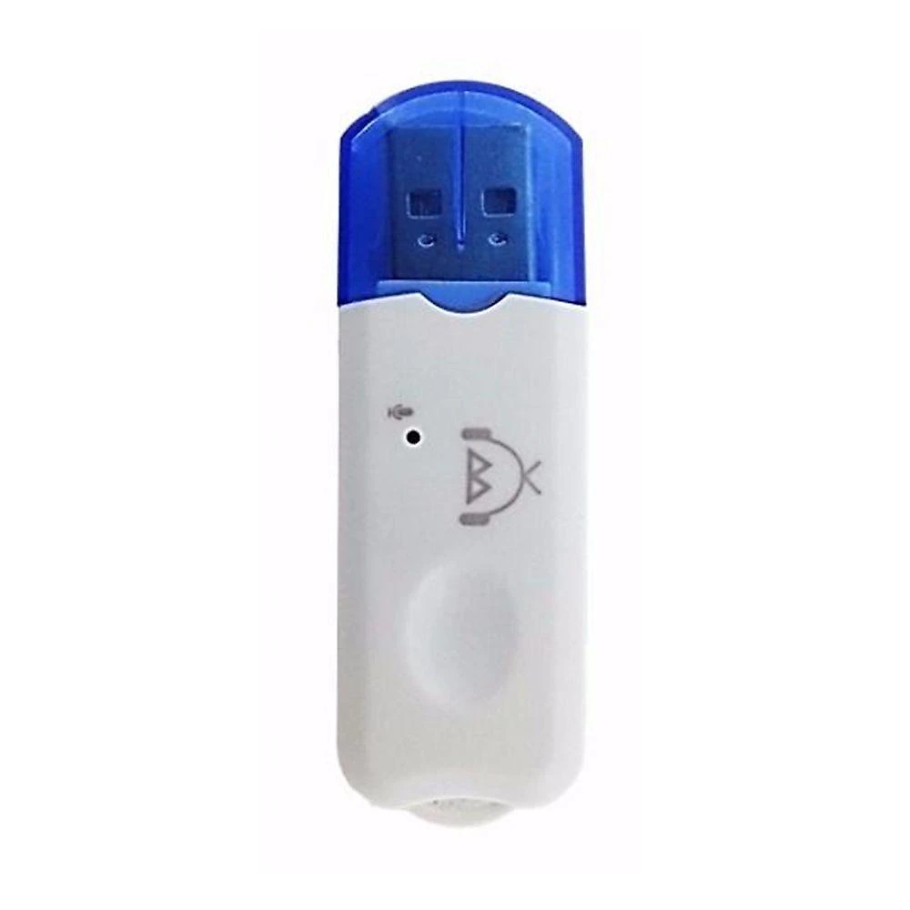 Transmissor Receptor Bluetooth Usb Adaptador Musica Carro2 Az -Br