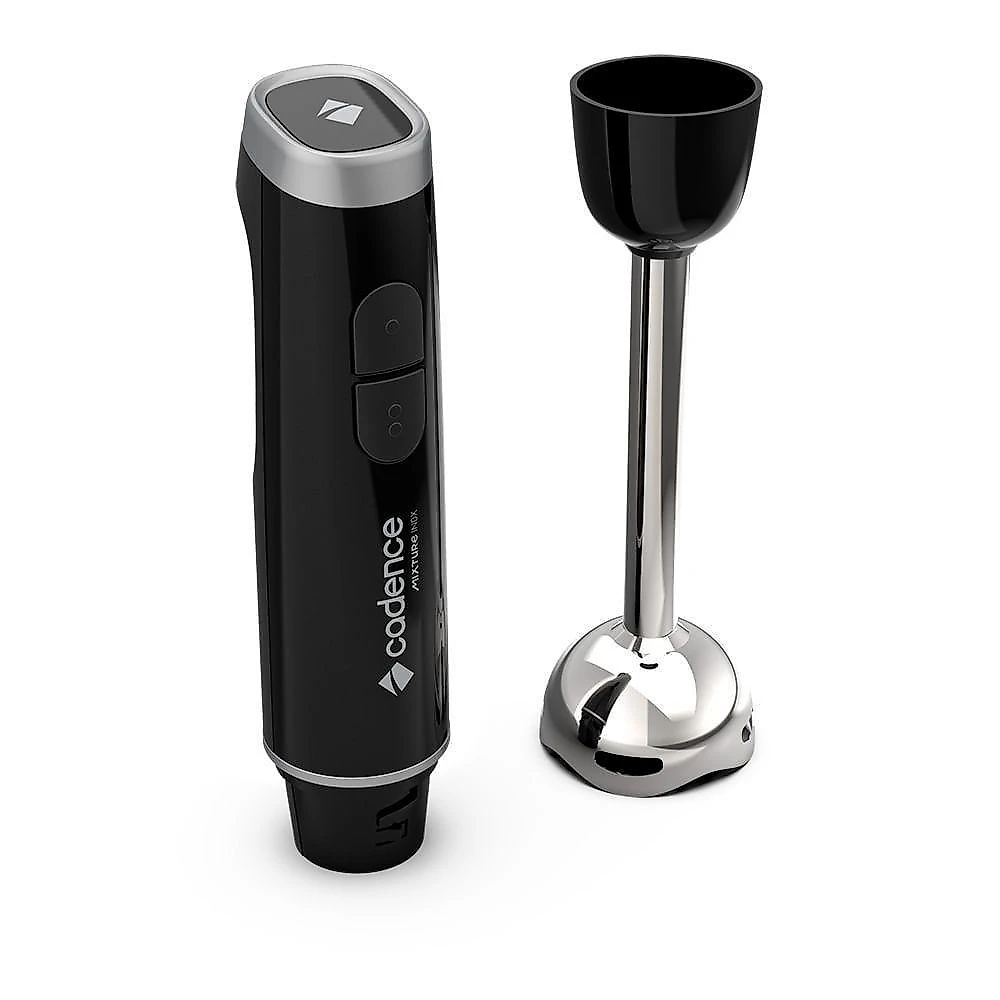 Mixer com copo cadence mix370 inox 350w 2 velocidades preto 110v