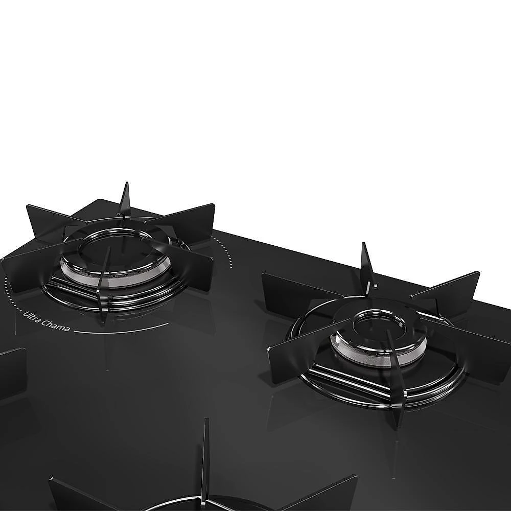 Cooktop Mueller 4 Bocas Queimador Ultra Chama MCG4BB Bivolt