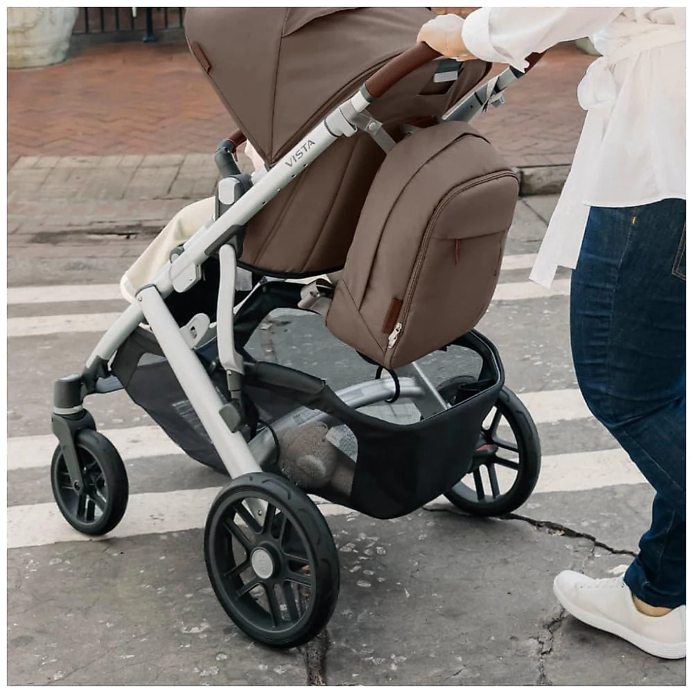 Mochila Trocador UPPAbaby Verde Melange com Compartimentos Múltiplos e Acessórios Inclusos