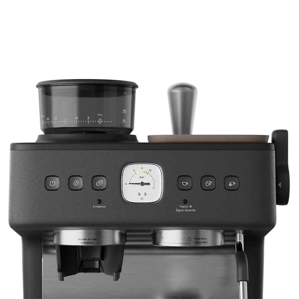 Cafeteira Electrolux Expert Preta com Moedor Integrado - ECM90 110